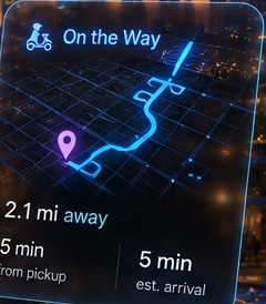 Map of nearby chefs